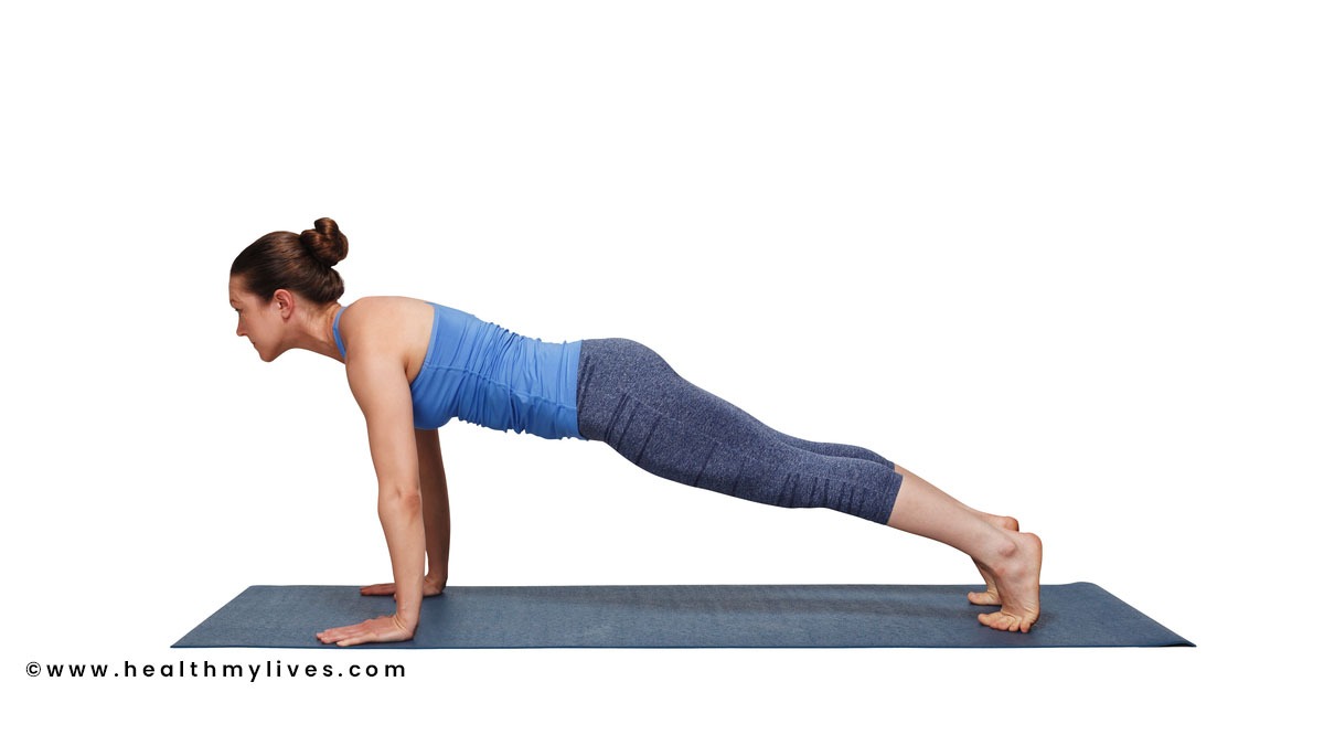 Plank yoga posture