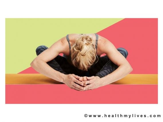Star yoga pose during holiday season