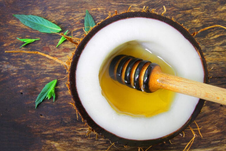 Coconut with honey